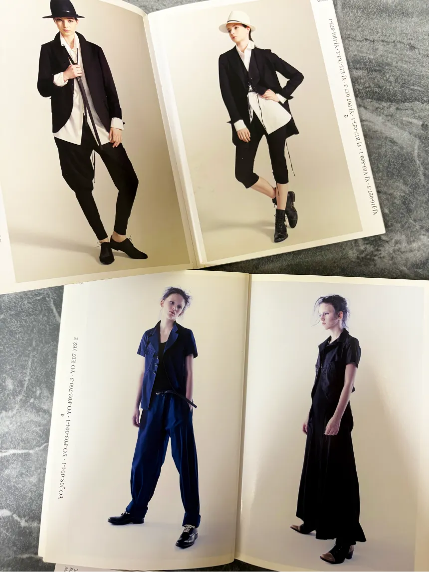 ファッションブックのコーディネート写真